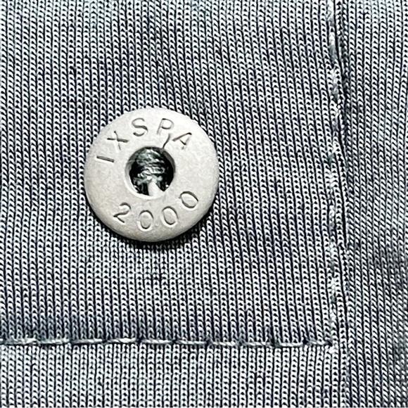 Vintage IXSPA by JAMIE SADOCK Women’s Gray Pull On Button Front Golf Skirt Sz M - Picture 6 of 8